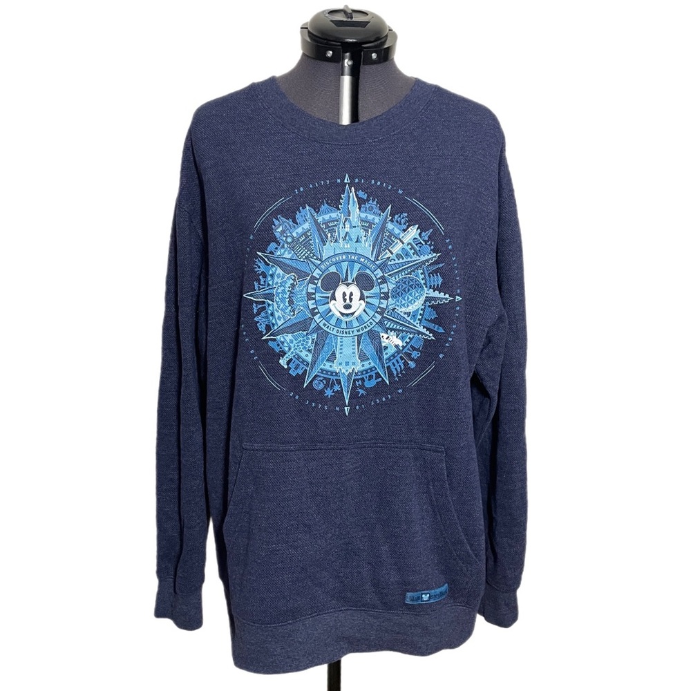 Disney Parks Compass Crew Neck Sweatshirt